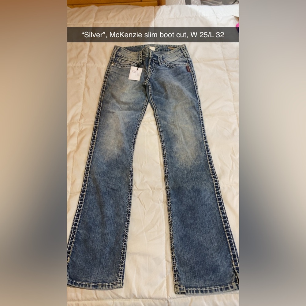 Silver Jeans Women's Classic Blue Boot Cut Denim